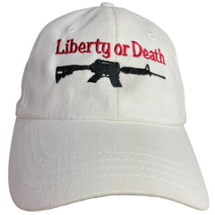 Liberty or death second amendment hat dad hat M4 