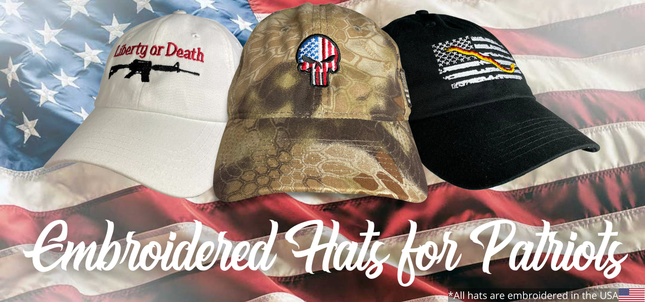 Liberty or death embroidered dad hats patriotic hats american patriot we the people hat military hats
